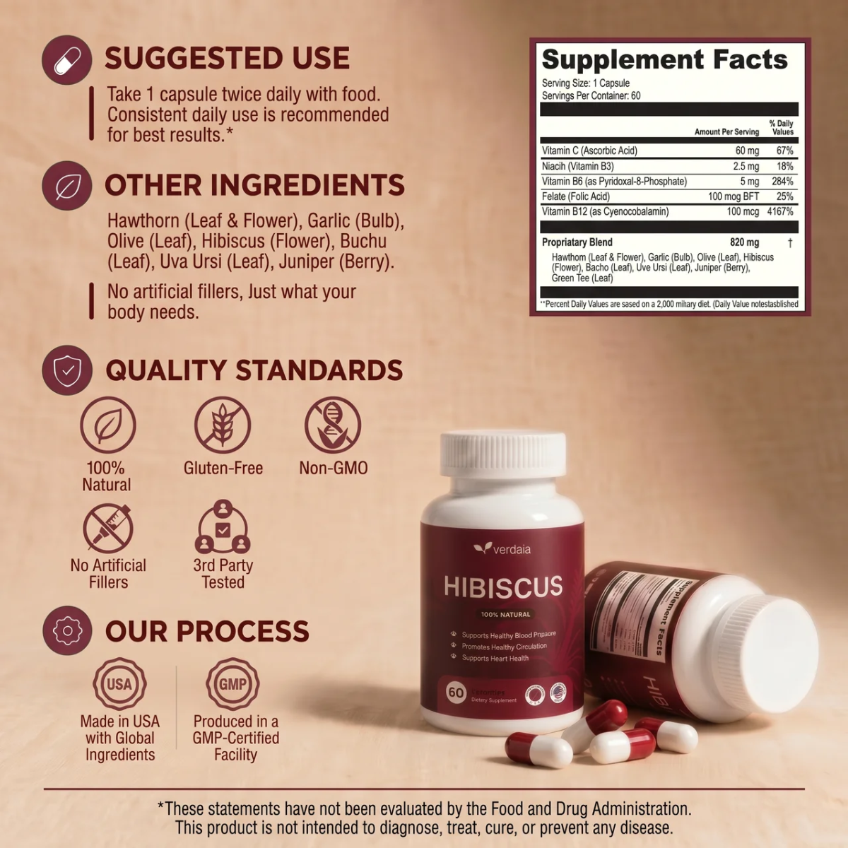 Verdaia - Hibiscus Flush Formula